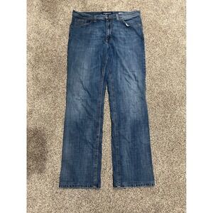 Alberto Tommy Comfort Fit Jeans Mens 34x34 Blue Authentic Denim Straight Leg